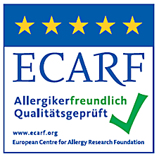 ECARF – Europäische Stiftung für Allergieforschung BDIH kontrollierte Natur-Kosmetik